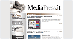 Desktop Screenshot of media-press.it